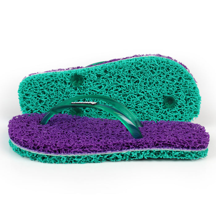 Slim Tradicional Roxo + Verde Piscina