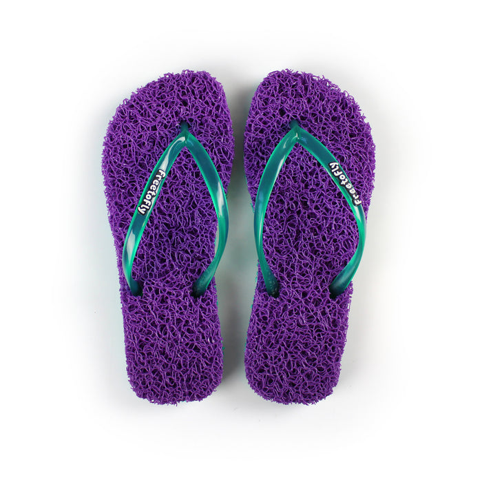 Slim Tradicional Roxo + Verde Piscina
